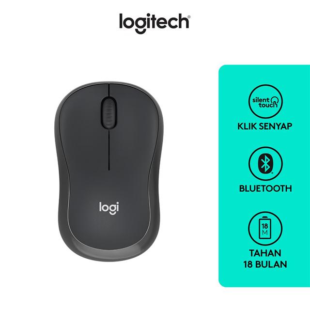 Gambar Logitech M240 Mouse Wireless Bluetooth Silent, Ringkas, Portabel, untuk Windows, macOS, ChromeOS - Graphite dari Plaza IT Store Kota Medan Tokopedia