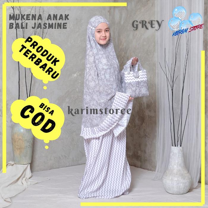 Gambar Mukena Anak Cewek Remaja Tanggung Abg Bali Alisha Tanggung Smp Katun - Grey Zigzag, TK 4~7 Thn dari firmasera undefined Tokopedia