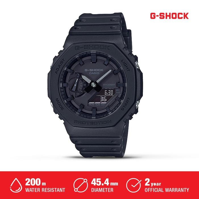 Casio G-shock Jam Tangan Pria Ga-2100-1a1dr Analog Digital Original