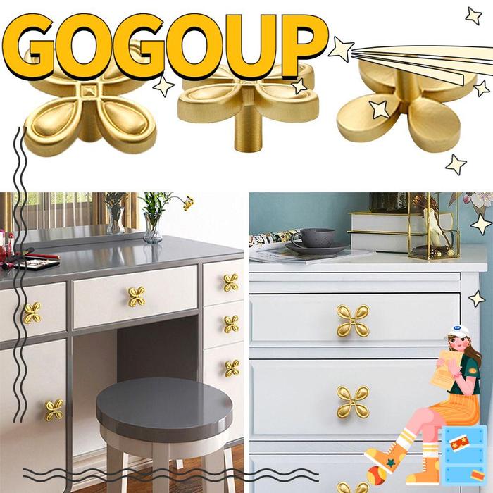 Gambar Gogoup Handle Pintu Kuningan Dresser Lemari Furniture Hardware Knob dari TF and B undefined Tokopedia