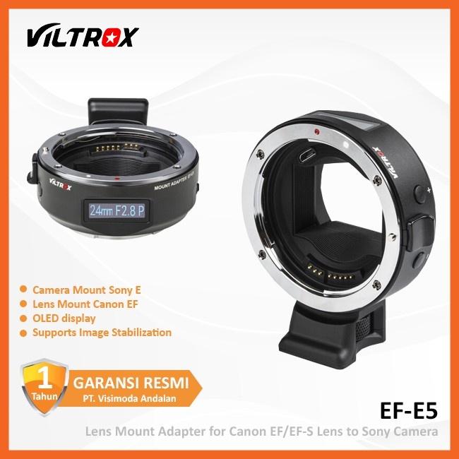 Jual Viltrox EF-E5 Lens Mount Adapter for Canon EFEF-S Lens to