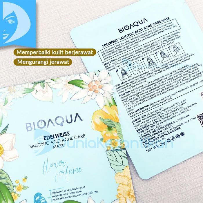 Gambar Bioaqua Sheet Mask | Masker Wajah Flowers Series - 28gr - Edelweis dari GOOD SKINCARE SURABAYA undefined Tokopedia