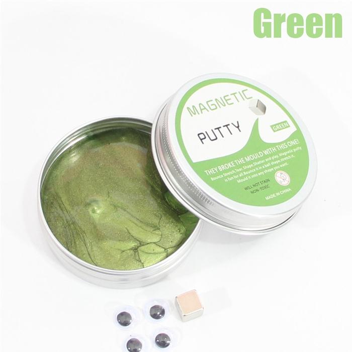 Gambar Slime Lilin Magnetic Thinking Putty Magic Mainan Tangan Anak Magnet - green dari IDT4 undefined Tokopedia