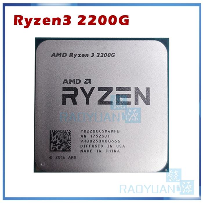 Jual AMD Ryzen 2200G R3 2200G R3 2200G GHz Quad-Core CPU