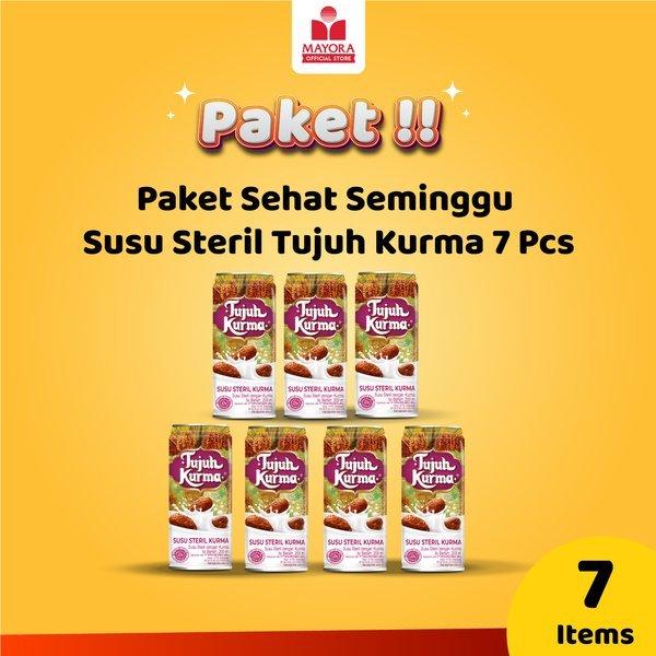 Gambar Paket Sehat Seminggu Susu Steril Tujuh Kurma 7 Pcs L47 dari imamadarmayantinurrahma undefined Tokopedia