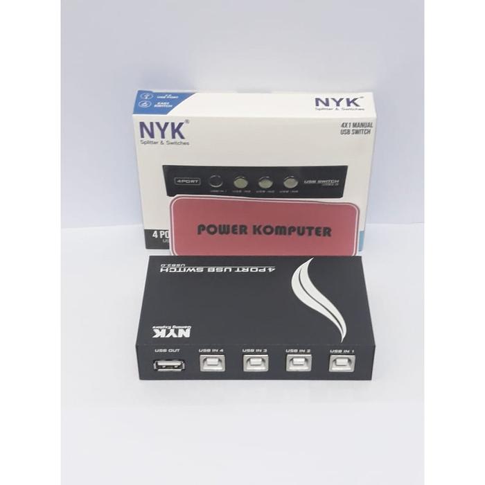 Gambar Komputer & Aksesoris Manual Switch Printer 4 Port Usb Sharing Switcher dari AJO AUDIO undefined Tokopedia