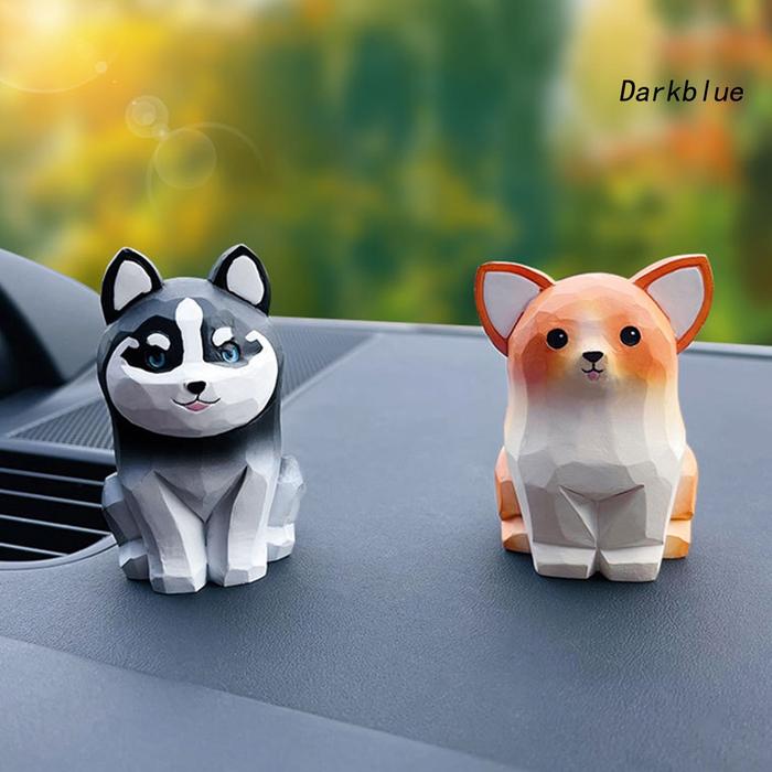 Gambar Dee-patung Kartun Anjing Ukiran Tangan Realistis Resin Hewan Lucu Orna dari LajurKanan88 undefined Tokopedia