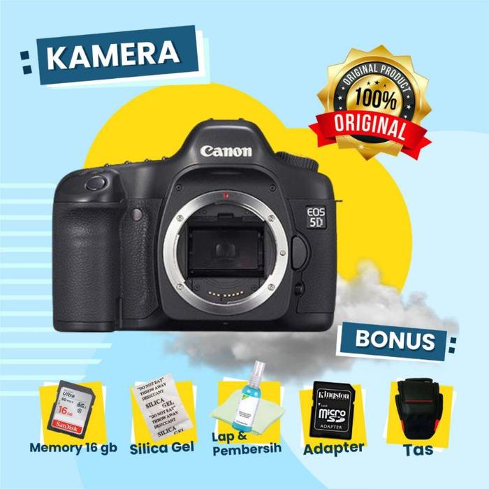 Jual [Rekomendasi] KAMERA CANON 5D DSLR Full Frame Terbaik Siap