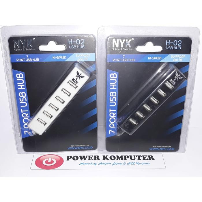 Gambar Komputer & Aksesoris USB Hub 2.0 NYK H02 7port dari AJO AUDIO undefined Tokopedia