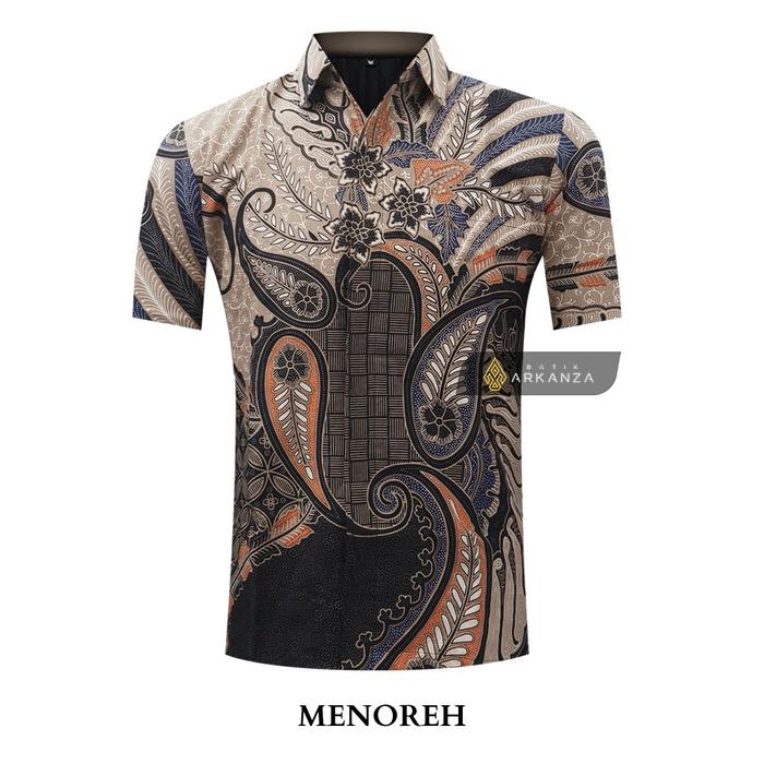 Gambar KEMEJA BATIK ARKANZA Motif MENOREH Full Premium Furing - PENDEK, XXL dari BATIKARKANZA.ID undefined Tokopedia