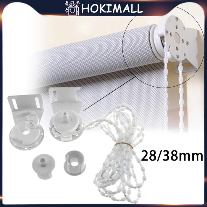 Gambar Roller Blind Kit Roller Blind Bead Chain Cluth Bracket Curtain Roller dari kptoko11 undefined Tokopedia
