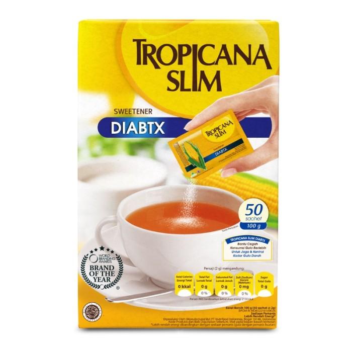 Gambar Tropicana Slim Sweetener Diabtx 50/100 Sachet Asj - 50 sachet dari Aneka Sembako Jaya undefined Tokopedia