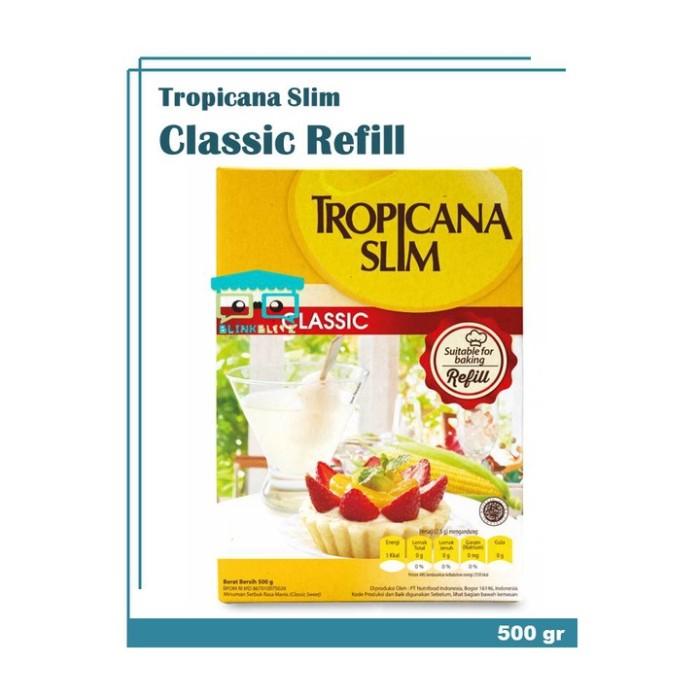 Gambar Tropicana Slim Classic Refill 500 Gr Diet Keto Gula Sweetener Murah - ECER 250GR dari Aneka Sembako Jaya undefined Tokopedia