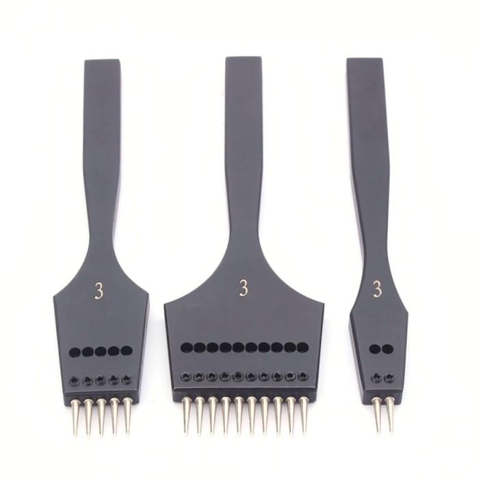 Jual Leather Punch tool Sharp Head Replaceable Pricking Iron