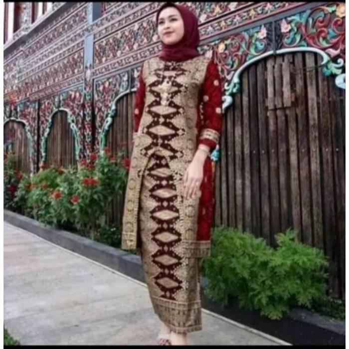 Gambar baju songket palembang- baju kondangan dari kartika eka costum undefined Tokopedia