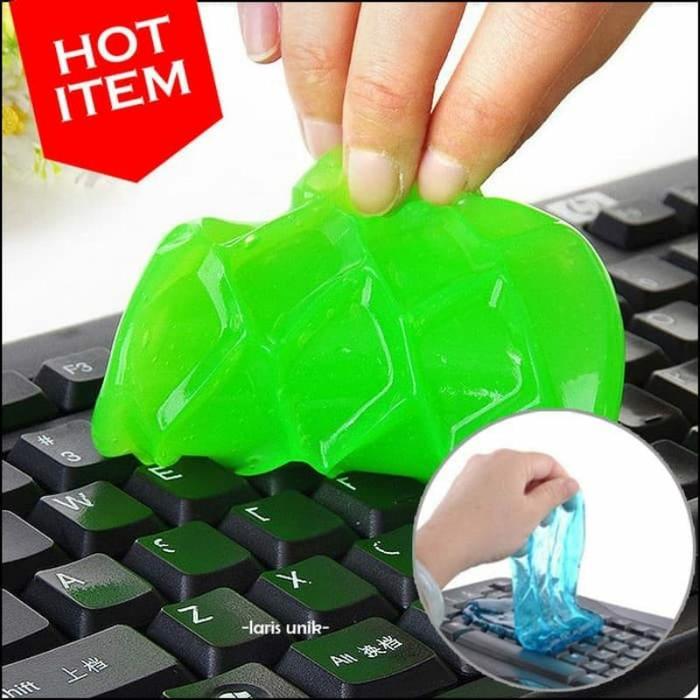 Gambar Slime Jelly Pembersih Debu Pembersih Kotoran Dashboard dan Keyboard - SLIME DEBU dari marchieofficial undefined Tokopedia