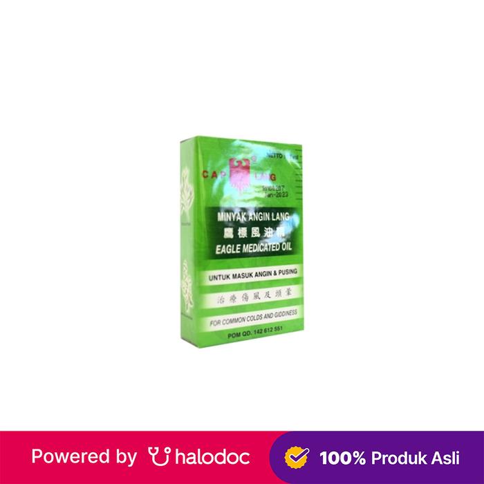 Gambar Cap Lang Minyak Angin 12 ml - Balsem & Minyak Esensial - Halodoc dari Apotek La Finia Farma Depok undefined Tokopedia