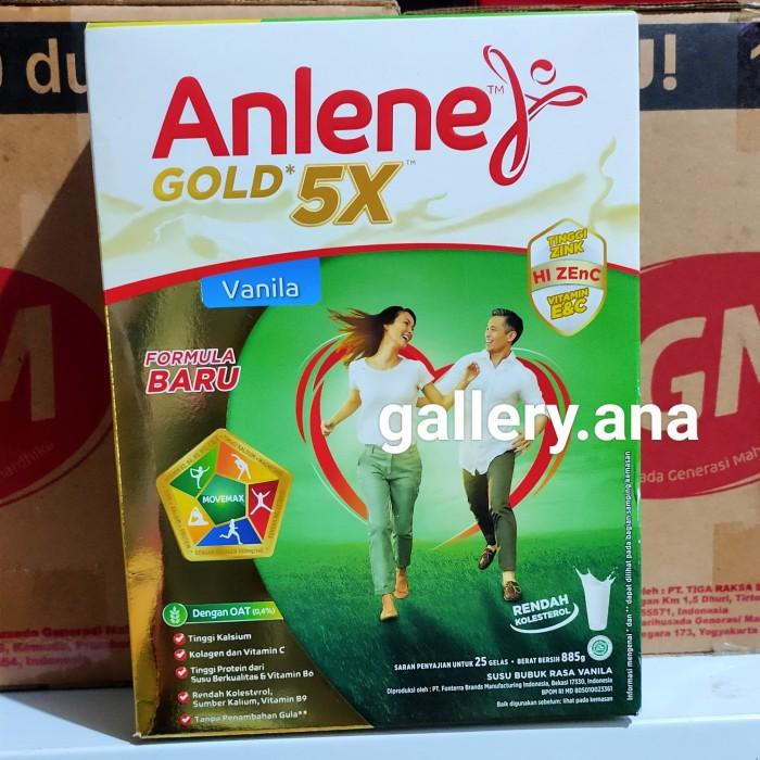 Gambar terbaru anlene gold plus 5x 885gram 885 gram susu lansia 900g vanila / dari NIRWANA 66 STORE undefined Tokopedia