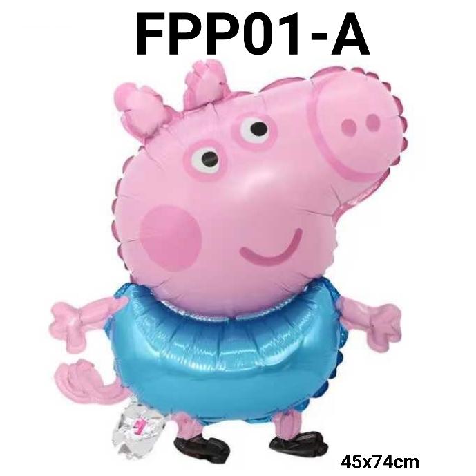 Gambar FPP01 Papaya balon foil karakter peppa pig babi - FPP01-A dari Yamama Baking Jakarta undefined Tokopedia