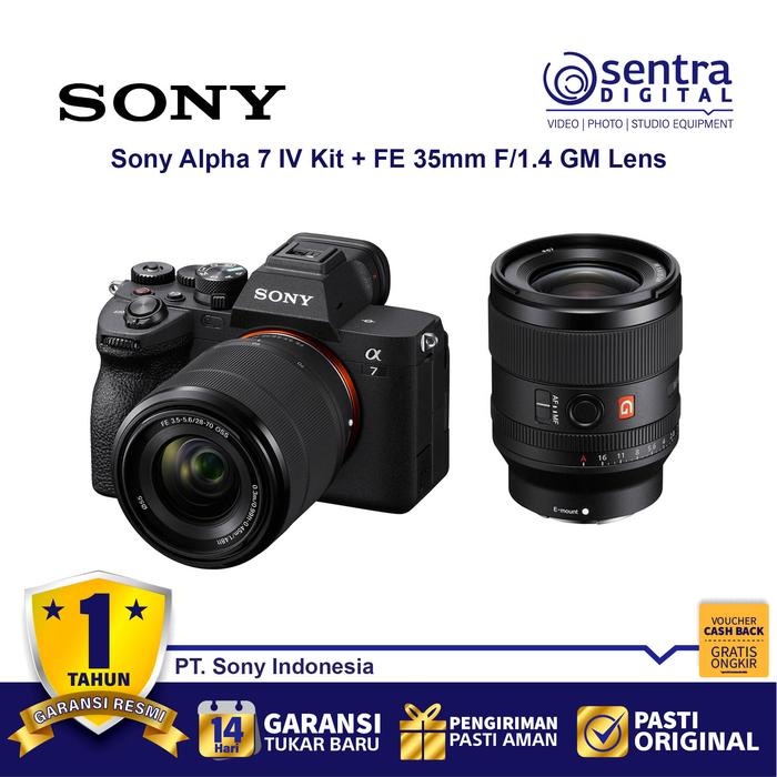 Promo Sony Alpha A7 Mark IV Kit with FE 35mm G Master Lens