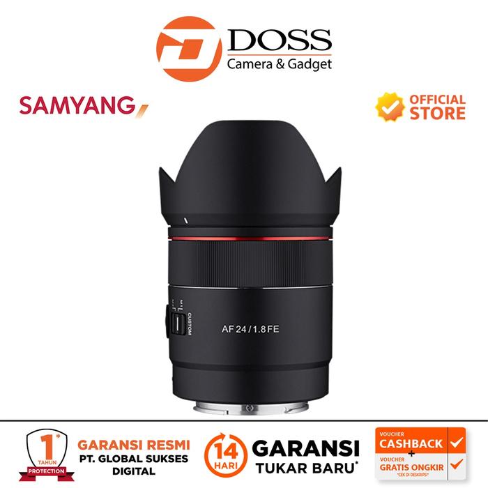 Jual Samyang AF 24mm Compact Lens for Sony FE Samyang AF 24mm