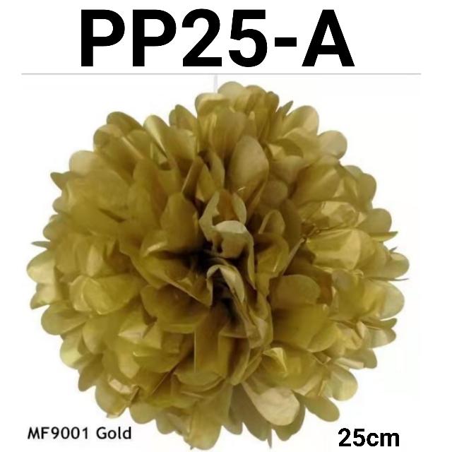 Gambar PP25 Pompom Bunga Kertas 10 inch 25 cm dekorasi hiasan pesta dinding - PP25-D2 Ijo2 dari Yamama Baking Jakarta undefined 2 Tokopedia