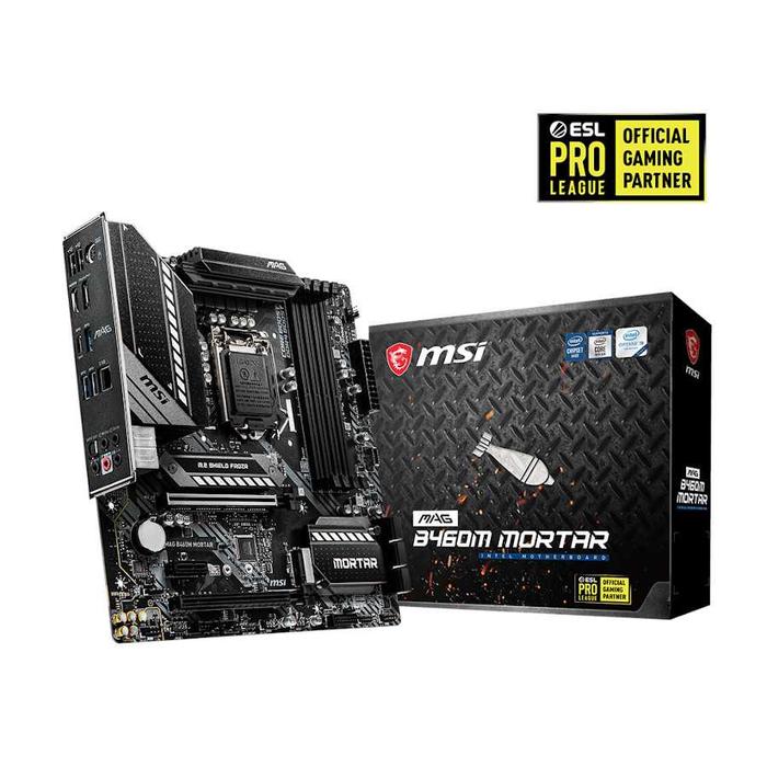 Msi Mag B460m Mortar Intel B460 Lga1200 Ddr4 Micro Atx Motherboard