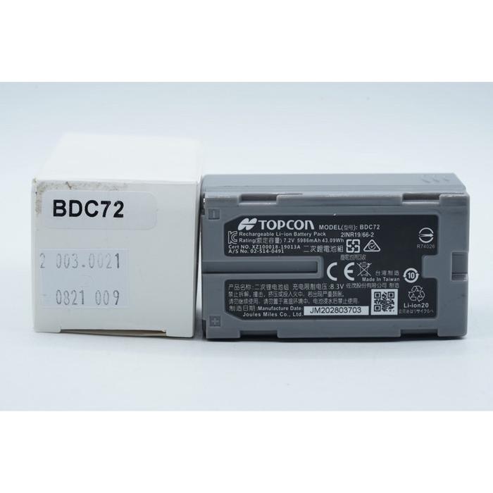 Gambar Baterai Topcon Sokkia Battery BDC72 Replace BDC70 Battery for Topcon dari riankusumashop undefined Tokopedia