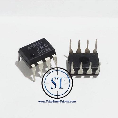 Jual IC JRC4580 JRC4580D 4580 D JRC 4580 4580D DIP-8 OP-AMP Operational ...