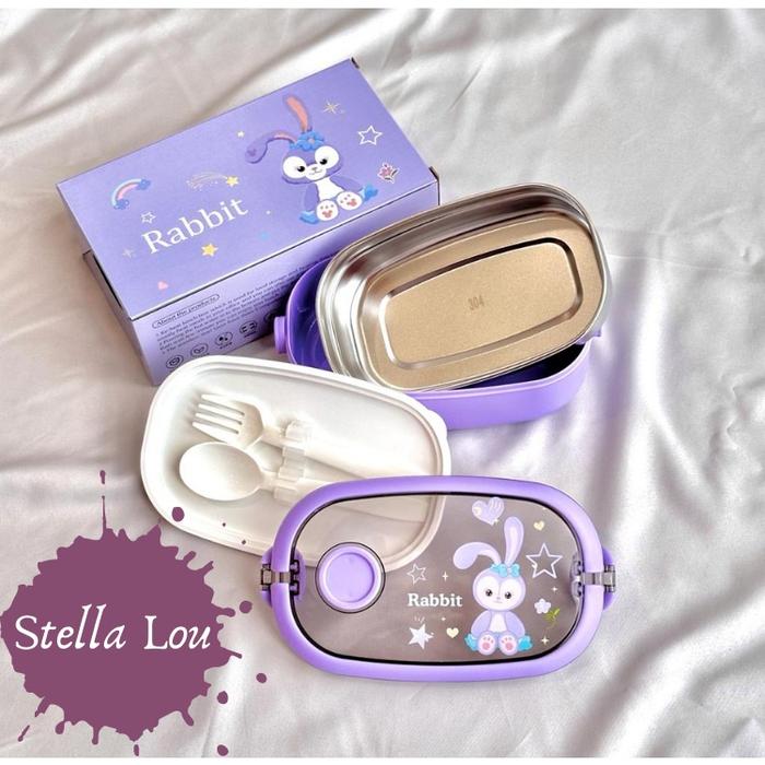 Gambar Lunch Box Stainless Steel 750 ML / Kotak Bekal Anak Sekolah / Kotak Ma - Stella Lou dari Petitetoes undefined Tokopedia