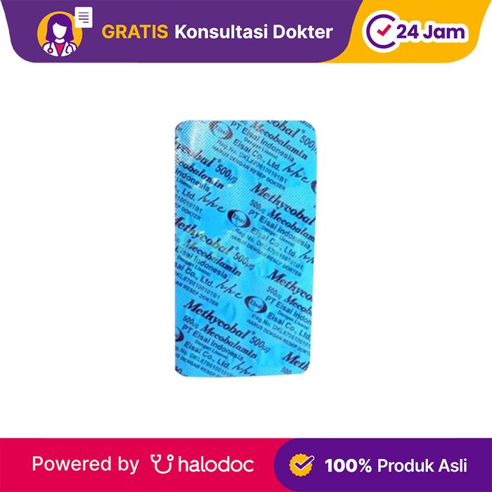 Gambar Methycobal 500 mcg 10 Kapsul dari Apotek Halomedika Cicendo undefined Tokopedia