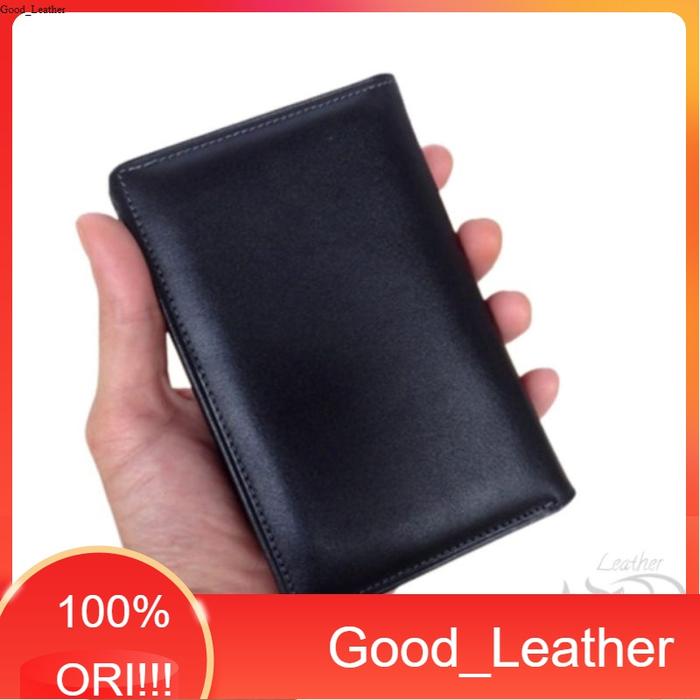 Gambar Dompet Kulit Pria 100% ORIGINAL Kulit Asli Model 3/4 Premium Quality - Hitam dari Good_Leather undefined Tokopedia