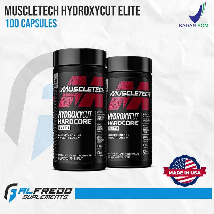 Gambar Muscletech Hydroxycut Hardcore Elite 100 Capsules Fat Burner Pembakar dari ngasinahsucisop undefined Tokopedia