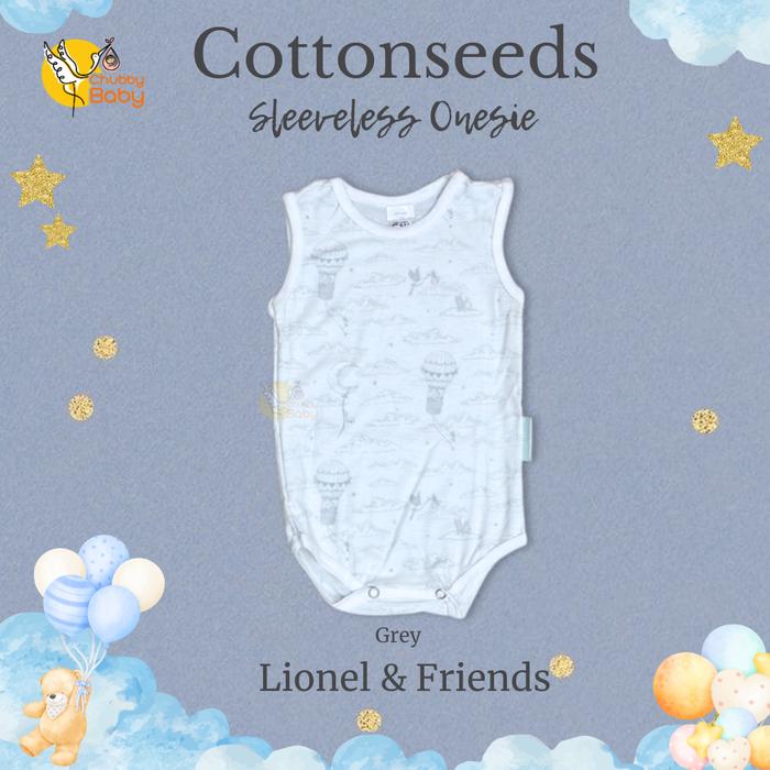 Gambar Cottonseeds - Sleeveless Onesies | Jumper Bayi - LIONEL GREY, 0-3M dari Chubby Baby Jakarta undefined Tokopedia