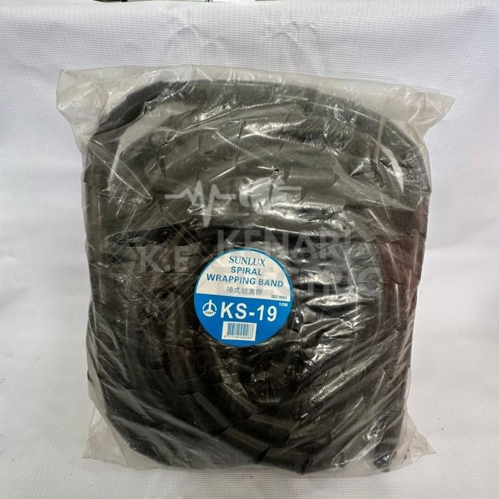 Gambar Spiral Wrapping KS-19 KS-6,KS-8KS-10 KS-24 Hitam Black Sunlux - KS-19 - KS-8 dari Kenari Electric undefined Tokopedia