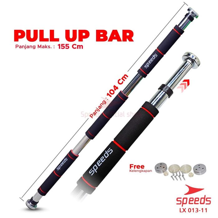 Jual SPEEDS Pull Up Bar Chin Up Bar Tiang Pull Up Pintu Rumah Gym
