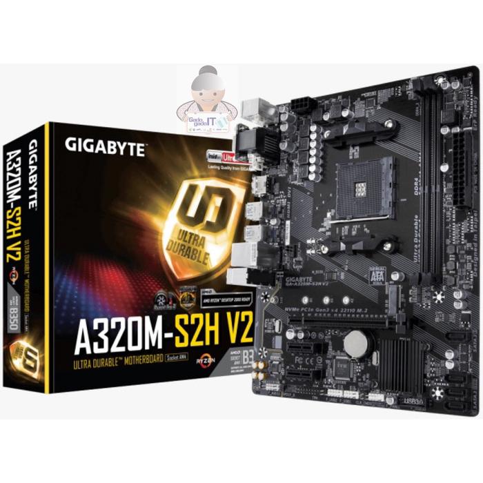 Motherboard Gigabyte A320m-s2h V2 Socket Am4 Chipset Amd B350