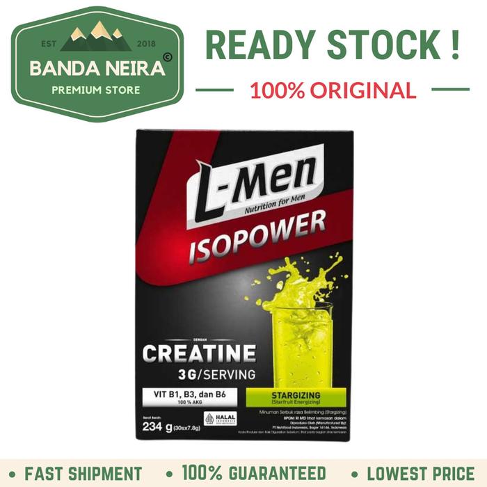 Gambar L-Men LMen L Men Isopower Iso Power Stargizing Creatine Berkualitas dari salnaya undefined Tokopedia