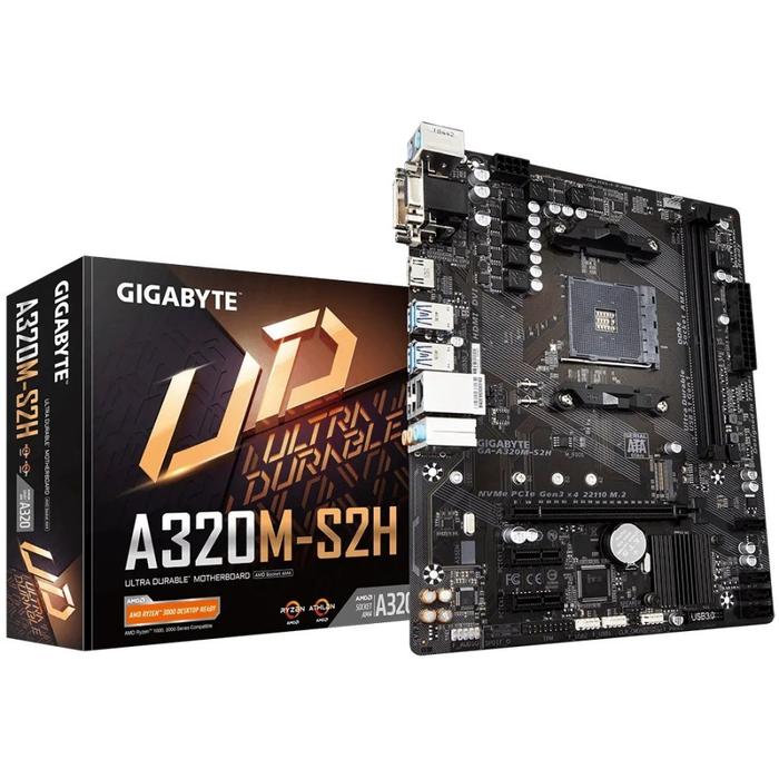 Gigabyte A320m-s2h 31 Ga-a320m-s2h 31 Amd A320 Am4 Motherboard
