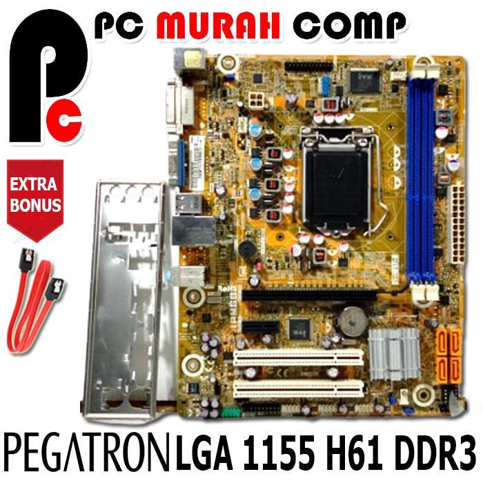 Gambar Mainboard LGA 1155 H61 Onboard Merk Pegatron Socket Sandybridge dari abiii-i undefined Tokopedia