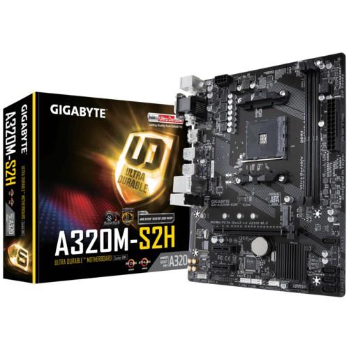 Gigabyte Ga A320m S2h Am4 Amd Promontory A320 Ddr4 Usb31 Sata3