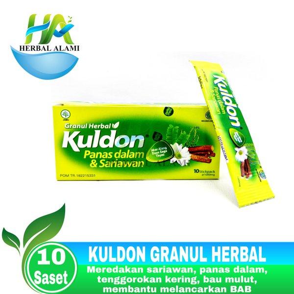 Gambar Kuldon Granul Herbal Stick - Kuldon Panas Dalam Sariawan Berkualitas dari Melly Kristanti825 undefined Tokopedia