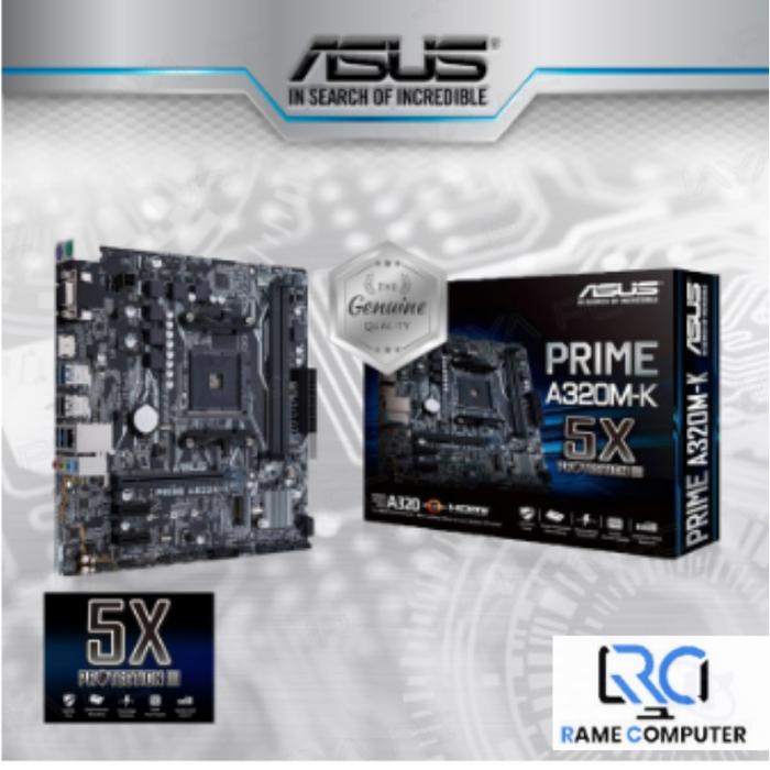 Motherboard Asus Prime A320m-k Am4 Amd A320 Ddr4 Usb30 Sata3