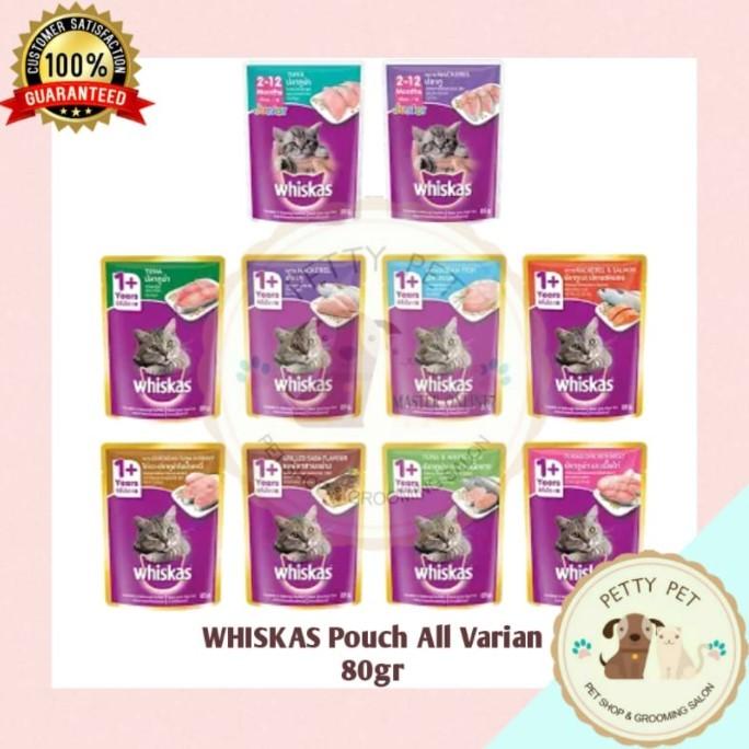 Gambar Whiskas pouch 80gr Wet Food - Junior Tuna dari PETTY PET PTC undefined Tokopedia