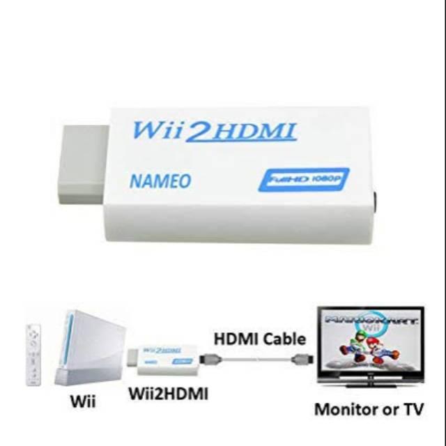 Jual Wii2hdmi Sambungan Hdmi Buat Ke Nintendo Wii Diskon