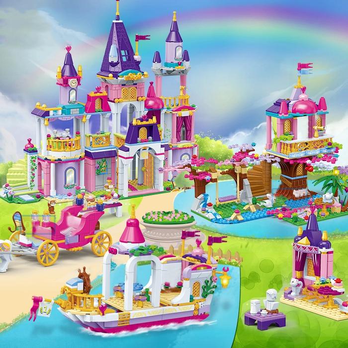 Gambar Qwz New Princess Series Castle Party Building Blocks Sets dari Bluemart Goods Store undefined Tokopedia