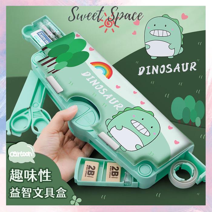 Gambar Tempat Pensil Multifungsi | Kotak Penyimpanan Alat Tulis [Sweetspace] - SPACE BIRU dari samid top undefined Tokopedia