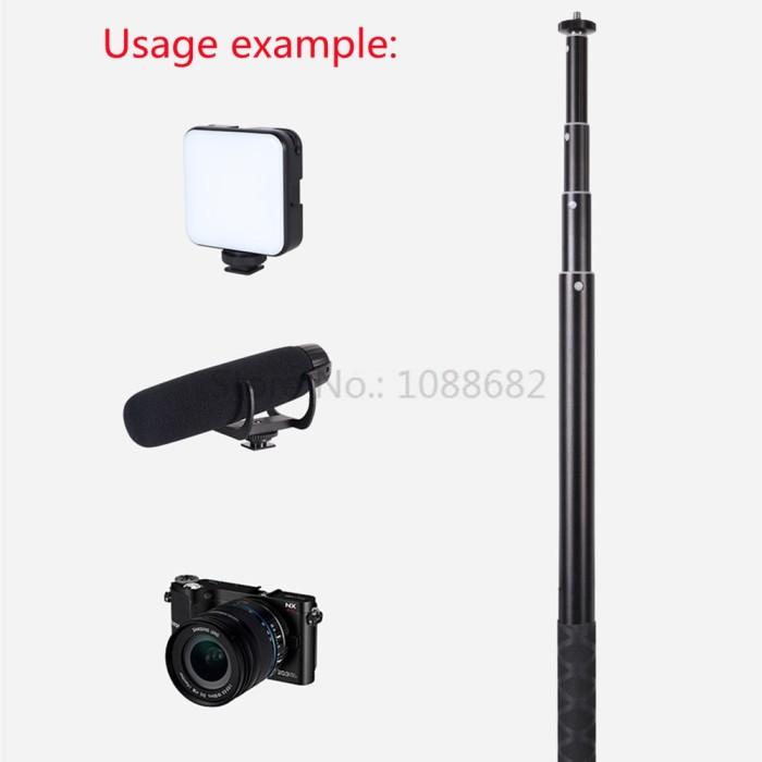 Gambar TS Jadkinsta 120Cm Extendable Camera Selfie Stick Action Photo dari Tech Trends Store undefined Tokopedia
