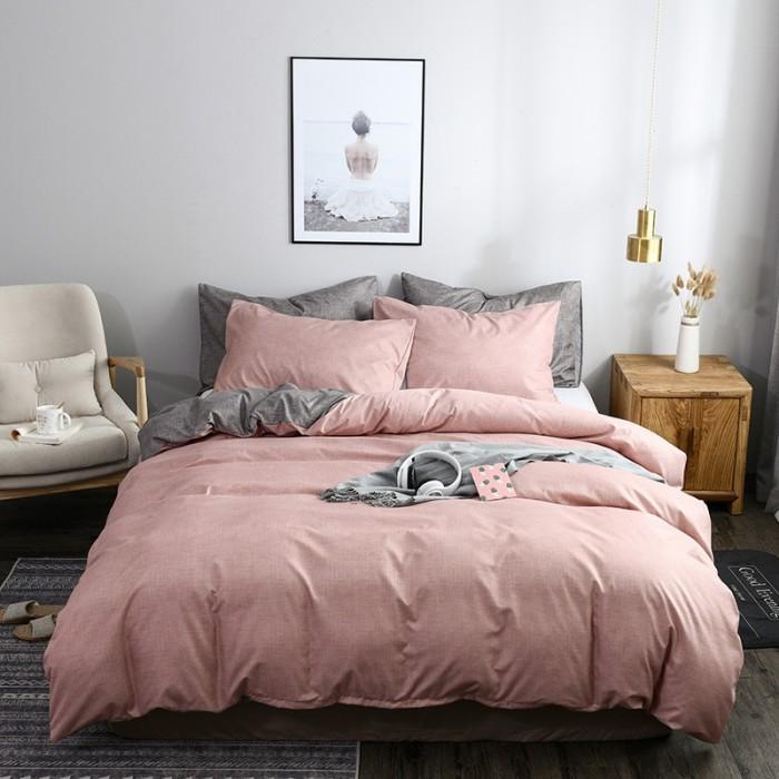 Gambar ZG Euro America Plain King Queen Size Bedding Set Twin Full Ab dari iZone Gadgets undefined Tokopedia