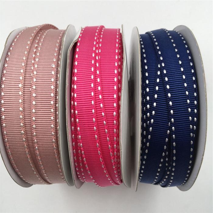 Gambar TTW 38inch 9MM Saddle Stitch Grosgrain Ribbon for Gift Wrap DIY Cr dari TheTech Warehouse undefined Tokopedia
